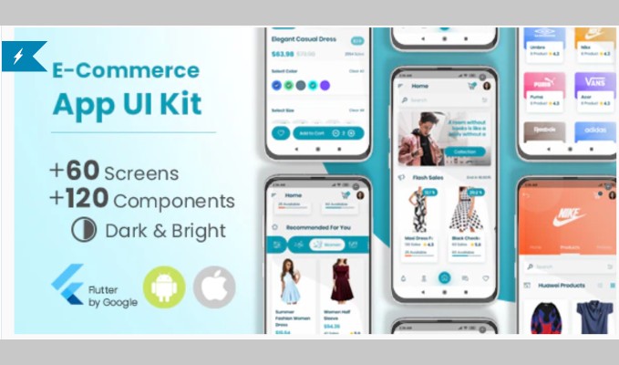 full source code of E Commerce Flutter App UI Kit 
