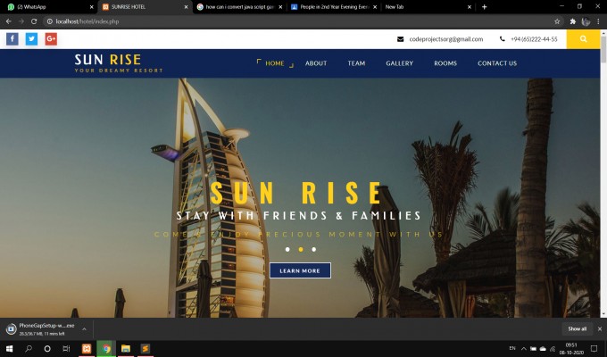 Hotel Booking WebSite with Source code